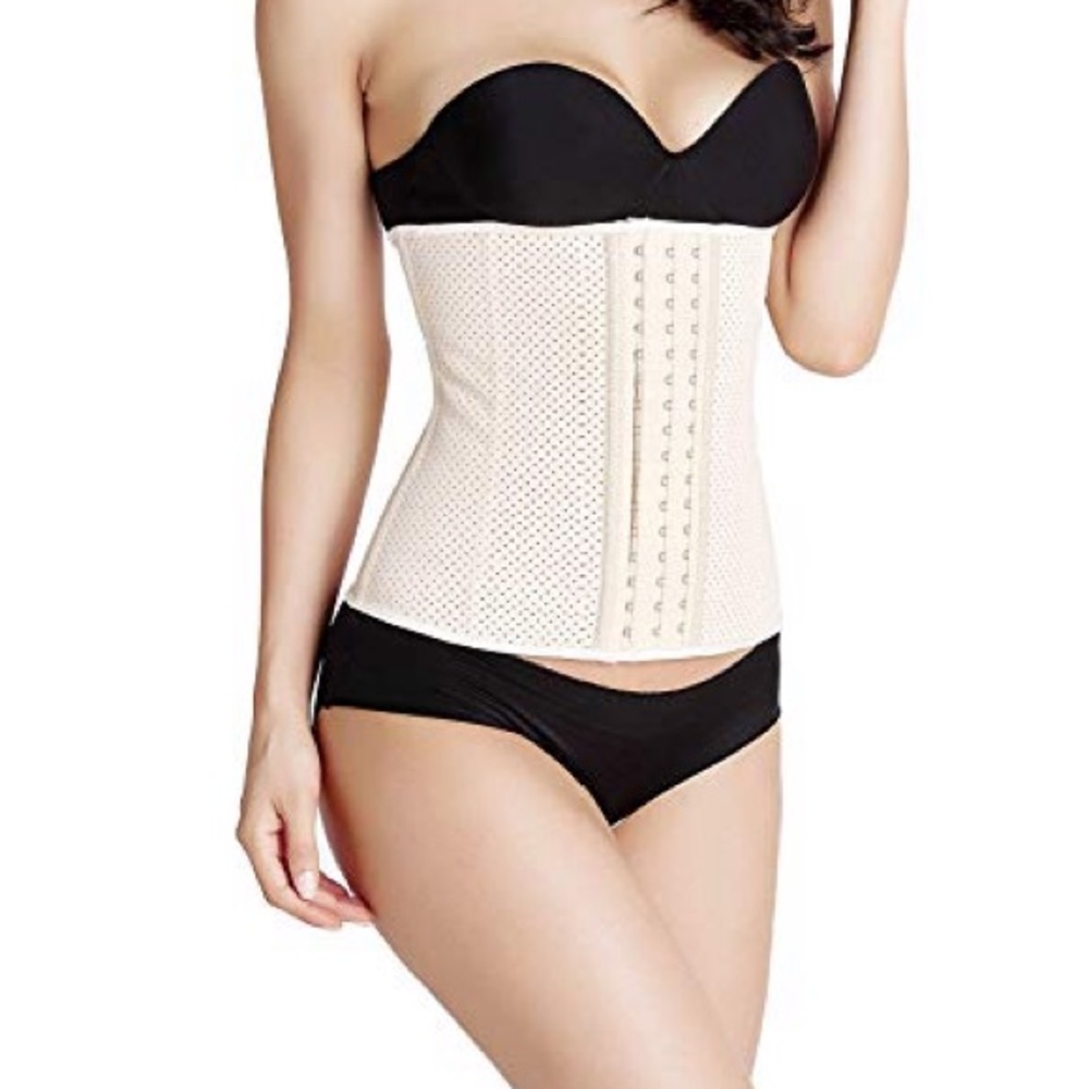 Nude comfortable breathable latex waist trainer